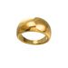 Women’s Jewelry Set Fashion Arc Stainless Steel Ring Ladies Personality All Match Exaggerated Plain Ring Real Gold Electroplated Titanium Steel Ring_ipsvogv.com