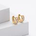 Fashionable Minimalist Stone Inlaid With Exquisite Small Circles, Versatile And High-end Commuting Earrings_ipsvogv.com