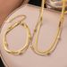Quick Release Double-layer Foot Rice Bead Snake Bone Chain, Niche Design, Light Luxury, Versatile And Timeless In Summer_ipsvogv.com