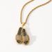 Unisex Necklace Men's Personality Color Slippers Pendant Hip Hop Zircon Pendant Men And Women Couple Hip Hop Jewelry_ipsvogv.com