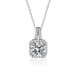 2-carat Mozambique pendant T home accessory zircon micro inlaid super sparkling classic square diamond_ipsvogv.com