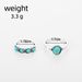 Hot Selling Combination Ring, Personalized Bohemian Turquoise 2-piece Set Ring_ipsvogv.com