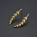 Women’s Jewelry Set Fashion Style Forest Network Celebrity Willow Leaf Earrings Simple And Fresh Female Earrings Gold And Silver Two Color Spot_ipsvogv.com
