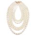 Fashionable Pearl Bead Necklace Multi-layer Sweater Chain Accessory 6880_ipsvogv.com
