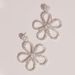 jewelry small fresh all-match flower earrings shiny niche elegant rhinestone earrings earrings_ipsvogv.com