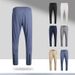 Men's Clothing Sports Trousers Training Running Fitness Outdoor Casual Trousers Breathable Quick-Drying Polyester Sweatpants_ipsvogv.com