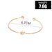 New Metal Knot Love Women's Fashion Simple Open Bracelet Headpiece_ipsvogv.com