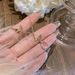 S Pure Silver Powder Crystal Butterfly Necklace For Women, Niche, Light Luxury, High-end, Exquisite Collarbone Chain,_ipsvogv.com