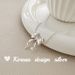 S Pure Silver Ribbon Bow Necklace Women, Luxurious High-End Glossy Round Bead Collarbone Chain For Wealthy Socialites_ipsvogv.com
