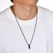 stainless steel long geometric Mobius pendant men's fashion necklace sweater chain jewelry_ipsvogv.com