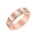 Women's Jewelry Rotating Star Moon Titanium Steel Ring Ladies Temperament Diamond Rose Gold Jewelry_ipsvogv.com