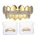 Hip Hop Braces Real Gold Electroplating Micro Inlaid Zircon Fangs Gold Braces Halloween Accessories_ipsvogv.com