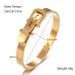 Fashion Titanium Steel Belt Buckle Adjustable Personality Trend Four Color Bracelet Bracelet_ipsvogv.com