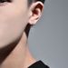 Men's Jewelry 925 Silver Needle One Pair Of Diamond Earrings With Trendy Personality Single Cross Earrings_ipsvogv.com
