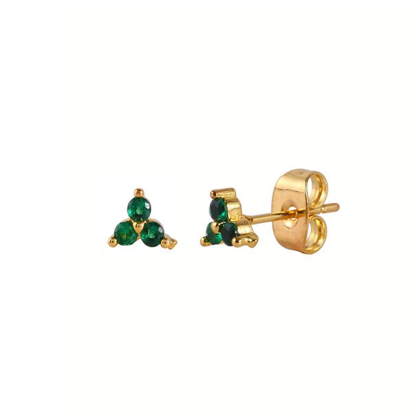 Women's Jewelry Personality Light Luxury Copper 925 Earrings Geometric Earrings Set Inlaid With Diamonds Colored Diamonds Zircon Square Ear Buckles_ipsvogv.com