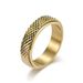 Jewelry titanium steel diamond snakeskin pattern rotating ring ring neutral style men and women trendy cool wear hand jewelry_ipsvogv.com