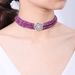 Personalized Choker Natural Ruby Lapis Lazuli Green Agate Sapphire S925 Sterling Silver Beaded Necklace_ipsvogv.com