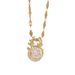 Smart and hollow, with your titanium steel necklace, female antler, clavicle chain, neck chain, Kwai_ipsvogv.com