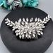 Elegant Handmade Crystal Hair Comb For Women - Perfect For Weddings, Parties, And Special Occasions - Floral Design With Sparkling Rhinestones_ipsvogv.com