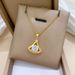 【 】 Skirt Personalized Fashion Light Luxury Temperament Gorgeous Full Diamond Necklace Women's Versatile Clavicle Chain_ipsvogv.com