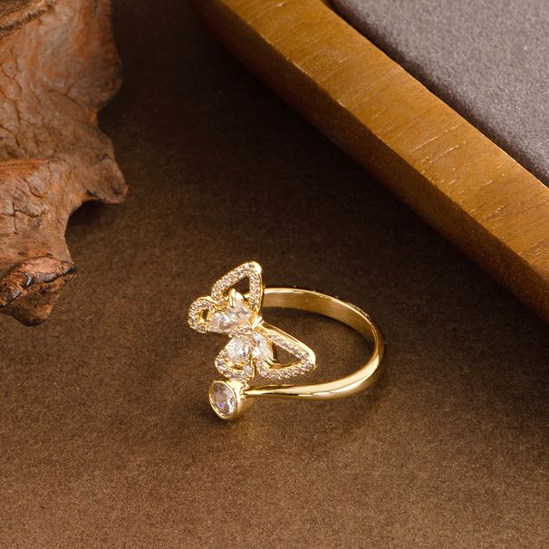 Sweet Exquisite Three-dimensional Inlaid Zircon Butterfly From Japan South Korea, With Gentle Sophisticated Temperament_ipsvogv.com