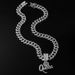 New hip-hop zinc alloy crown QUEEN letter full diamond pendant with temperament and personality necklace jewelry_ipsvogv.com
