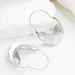 Fashionable OL American Irregular Personality Alloy Metal Female Versatile Simple Earrings Pendants_ipsvogv.com