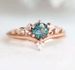 Sanjie 2021 New Fashionable Electroplated Rose Gold Women's Pair Simple And Exquisite Notice Ring Jewelry_ipsvogv.com