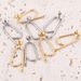 Fashionable And Personalized U-shaped Stainless Steel DIY Handmade Earrings, Gold Earring Accessories_ipsvogv.com