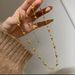 French Style Two Wear Eternal Night Star River Broken Gold Bracelet Fashion Cat Eye Stacked Necklace Jewelry_ipsvogv.com