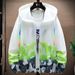 New ultra-thin breathable ice silk summer men's sun protection pattern gradient windbreaker cardigan jacket_ipsvogv.com