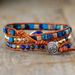 Popular Elements Hot Selling Blue Gold Emperor Stone Multi-layer Winding Woven Cowhide Rope Bracelet_ipsvogv.com