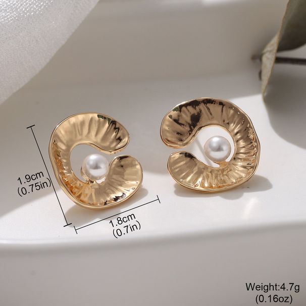 Metallic Niche High End Earrings Light Luxury New Earrings Starfish Shell Silver Needle Design Earrings_ipsvogv.com