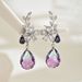 Inen erie niche rural tyle for women, imple flower, wheat ear inlaid with zircon deign earring, veratile_ipsvogv.com