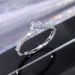 Cao Shi simple zircon Engagement Wedding Ring Copper Plated Platinum diamond ring_ipsvogv.com
