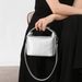 Women's Bag Fashion Portable Bucket Small Bag Women's Niche Design Simple Crossbody Bag French Soft Cotton Shoulder Bag_ipsvogv.com