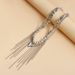 ins Light Luxury High-grade Stainless Steel Texture Love Collarbone Chain Fashion Sense Tassel Necklace Women_ipsvogv.com