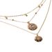 New Ethnic Style Ball Sun Geometry Disc Alloy Diamond Crystal Multi Layered Necklace/Pendant_ipsvogv.com
