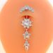hot sale 23 round zircon navel navel nail navel nail body piercing jewelry_ipsvogv.com
