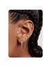 Unisex Fashion Tassel Earrings Chain One Piece Earrings For Women Hot Selling Personality Niche Design Earrings For Women_ipsvogv.com