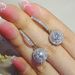 Filled with zircon, women's earrings exude a stylish and luxurious charm. Fashion earrings and light luxury jewelry e7476_ipsvogv.com