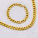 9MM Edge NK Cuban Stainless Grinding Chain Male Dominance Titanium Steel Necklace Vacuum Genuine Gold Plating YS41_ipsvogv.com