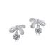 Bow Moissanite Earrings For Women S925 Silver Inlaid With Brilliant Colored Gemstone Earrings Light Luxury Fashion_ipsvogv.com