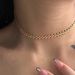 Women's Jewelry Set Fashion Retro Style Titanium Steel New Wheat Ear Geometry Five Chain Necklaces_ipsvogv.com