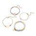 New Fashion Diamond Life Tree 4-piece Bracelet Adjustable Combination Set_ipsvogv.com