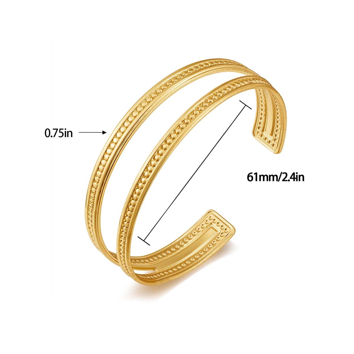 Light Luxury High End Simple Textured Open Bracelet Bracelet Female Ins Temperament Versatile_ipsvogv.com
