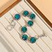 Blue Light Abalone Bracelet, Fashionable Ethnic Style, Adjustable And Versatile Boutique Shell Bracelet_ipsvogv.com