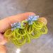 Unisex Colorful Beaded Small Fresh Earrings Flower Versatile Niche Design Handmade Crystal Glass Bead Earrings For Women_ipsvogv.com