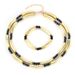 Retro Bamboo Double Layer Stitching Color Necklace Temperament High End Bracelet Clavicle Chain_ipsvogv.com