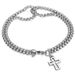 Kaiyi New Titanium Steel Cross Hip-Hop Versatile Minimalist Style Men's Bracelet_ipsvogv.com